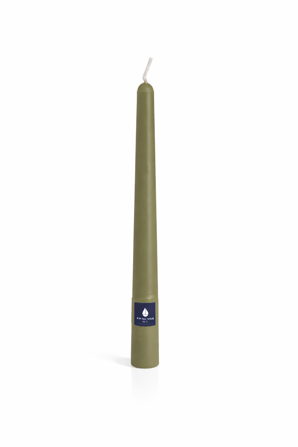 Vela cónica Áurea Magna Caqui de lujo, vela artesanal elegante para bodas, mesas de banquete y decoración premium.