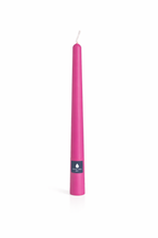 Vela cónica Áurea Magna Rosa Fucsia de lujo, vela artesanal elegante para bodas, mesas de banquete y decoración premium.