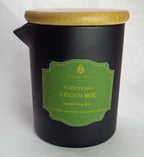 Vela de masaje de lujo 'Satori no Kō' de la colección Yūgen, para un ritual nocturno con sándalo, incienso japonés y mirra.