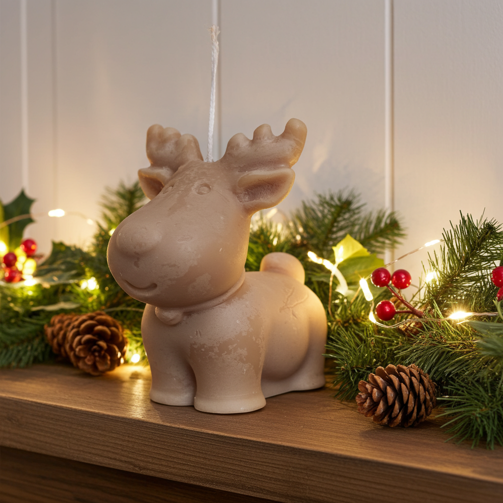 Pack" Estrella de Navidad" (5 Velas Escultóricas) — Colección de Lujo y Aroma Personalizado.