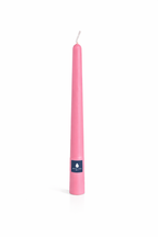Vela cónica Áurea Magna Rosa Chicle  de lujo, vela artesanal elegante para bodas, mesas de banquete y decoración premium.