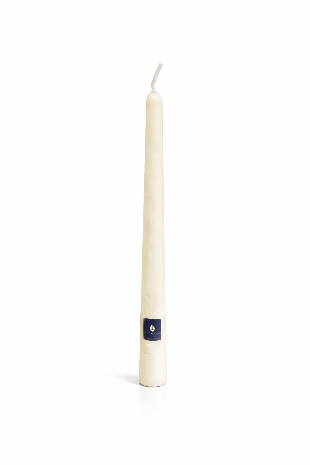 Vela cónica Áurea Magna  Blanca de lujo, vela artesanal elegante para bodas, mesas de banquete y decoración premium.
